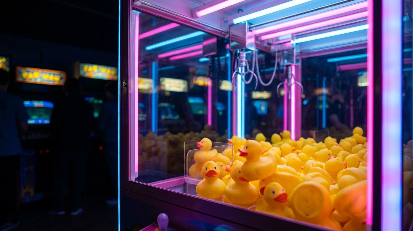 Lucky Ducky, la claw machine qui m'a scotché : ça vaut le